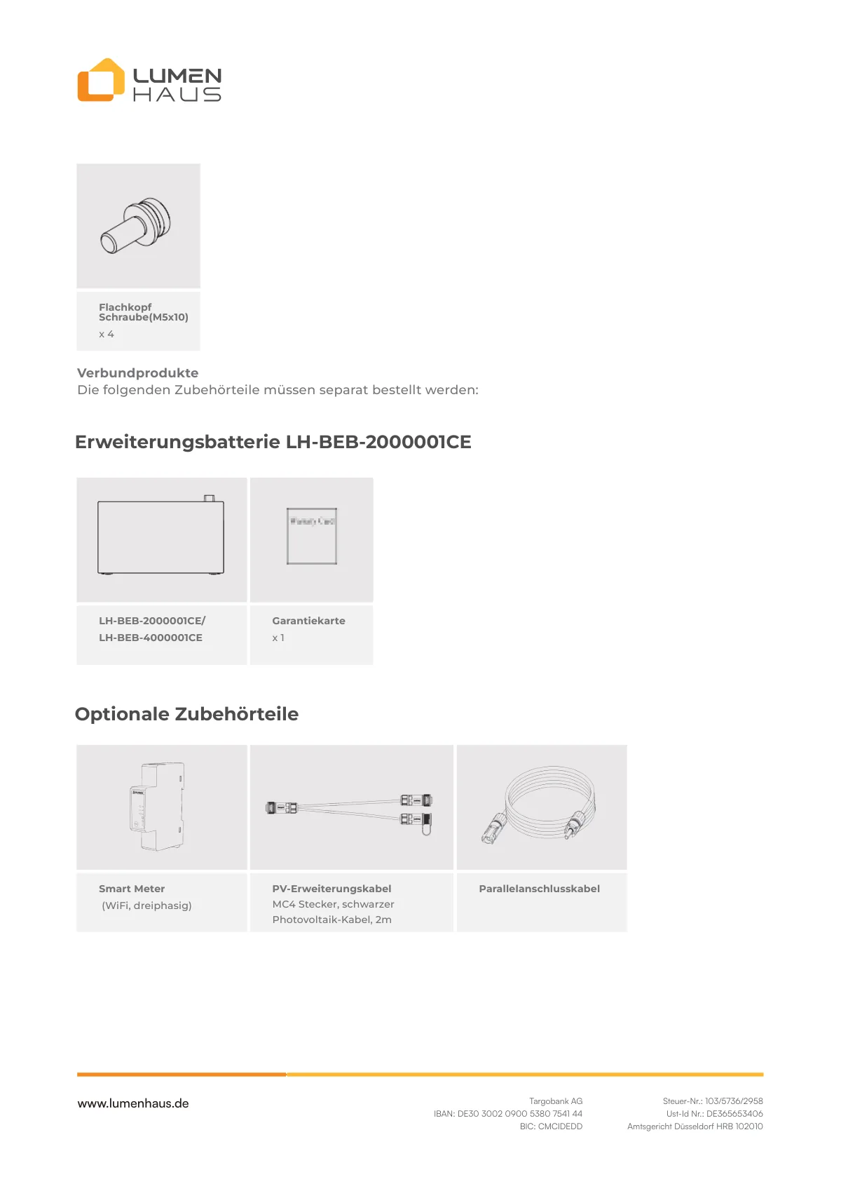 myLumenHaus SunMini Benutzerhandbuch PDF - 6